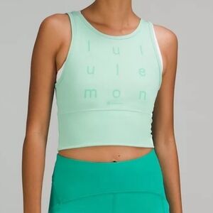 Lululemon Power Pivot Everlux Tank Top - Wild Mint Size 0-2